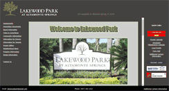 Desktop Screenshot of mylakewoodpark.com